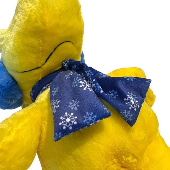 Peanuts Woodstock Snowflake Scarf Headphones Standing Plush 19” - Picture 10 of 16